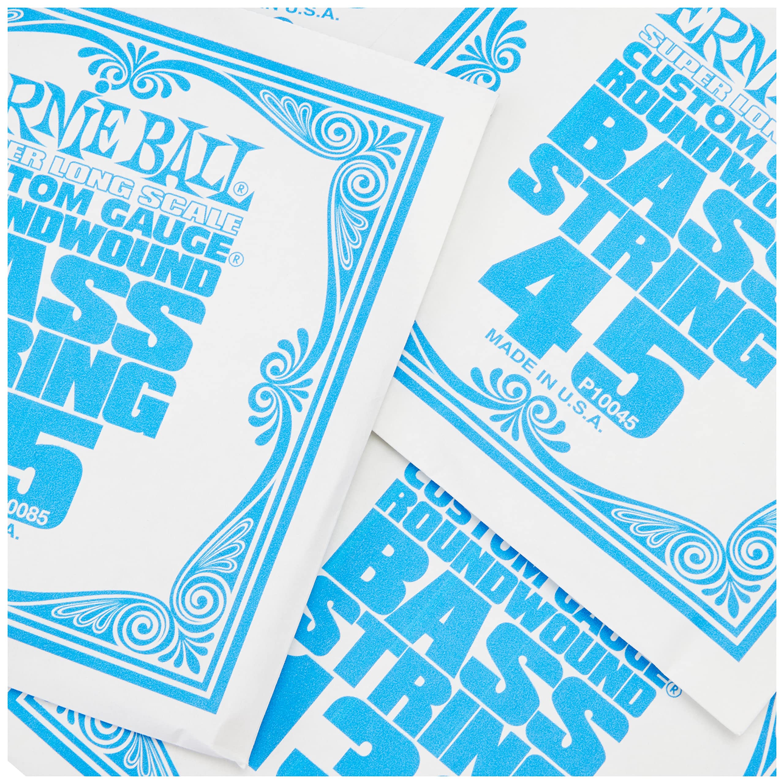 Ernie Ball 5-String Super Long Scale Slinky Nickel Wound Bass Guitar Strings, 45-130 Gauge (P02850)